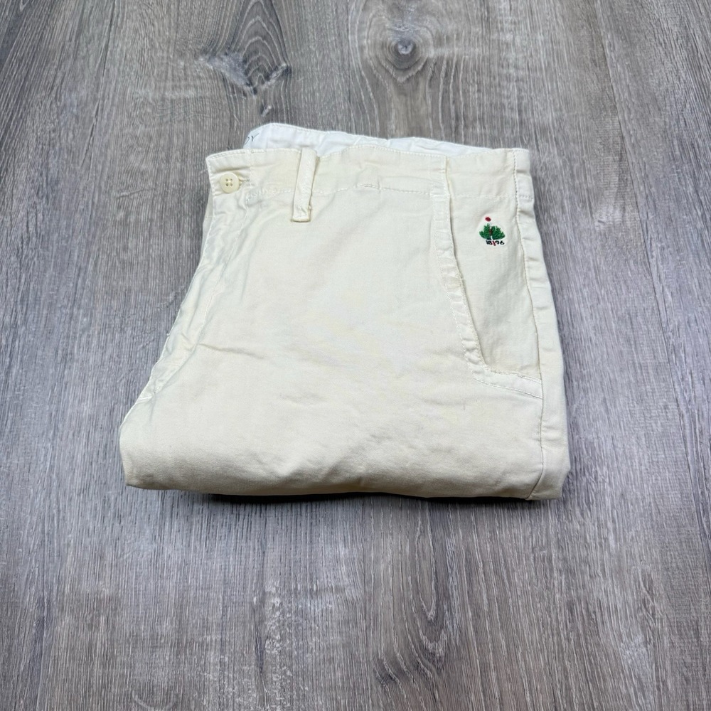 B Draddy Chino Golf Shorts Merion Golf Club Top 100 Men's Size 38 9" Cotton